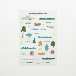 Seattle Scenery Deco Sticker