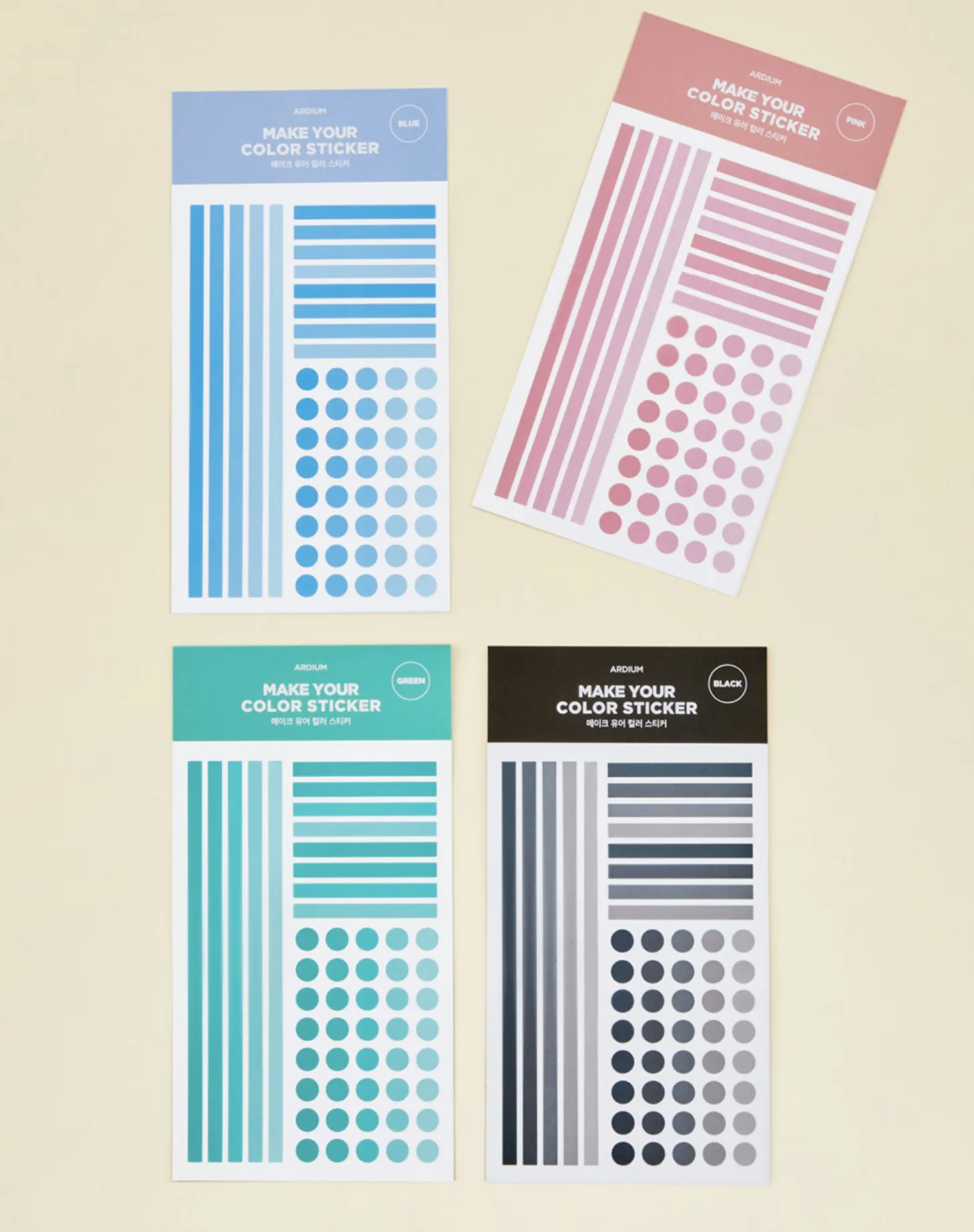 See-through Layer Color Sticker
