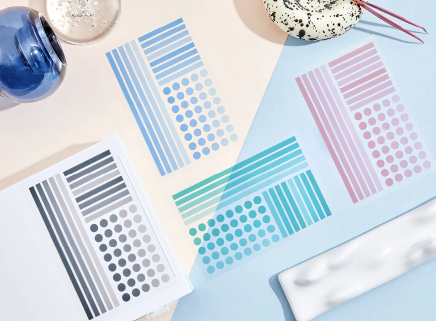 See-through Layer Color Sticker