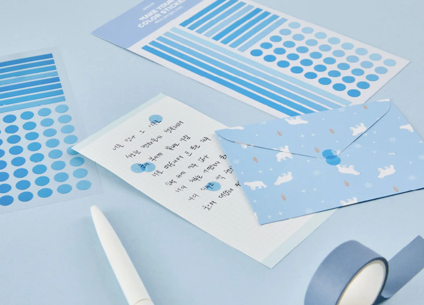 See-through Layer Color Sticker