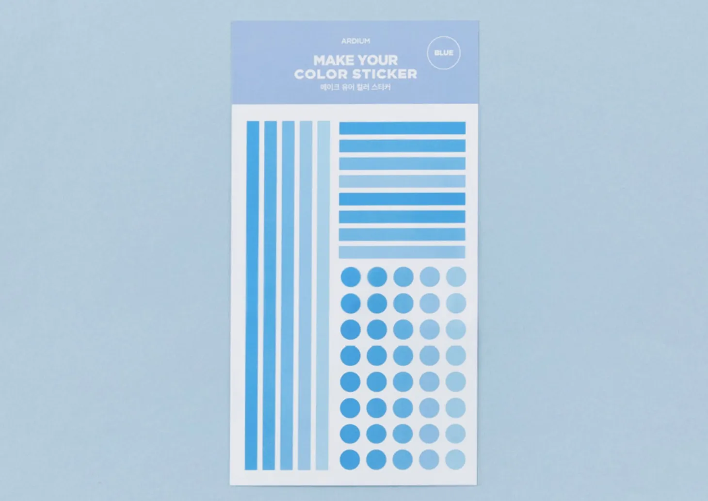 See-through Layer Color Sticker