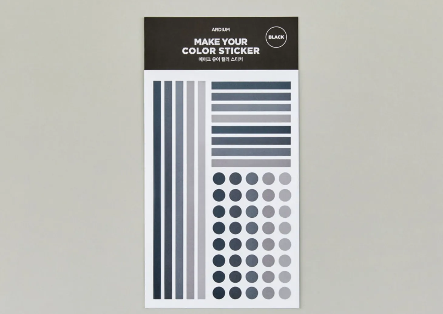 See-through Layer Color Sticker