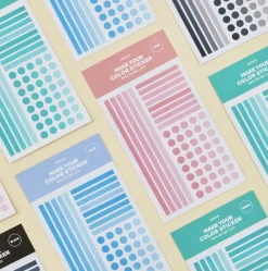 See-through Layer Color Sticker