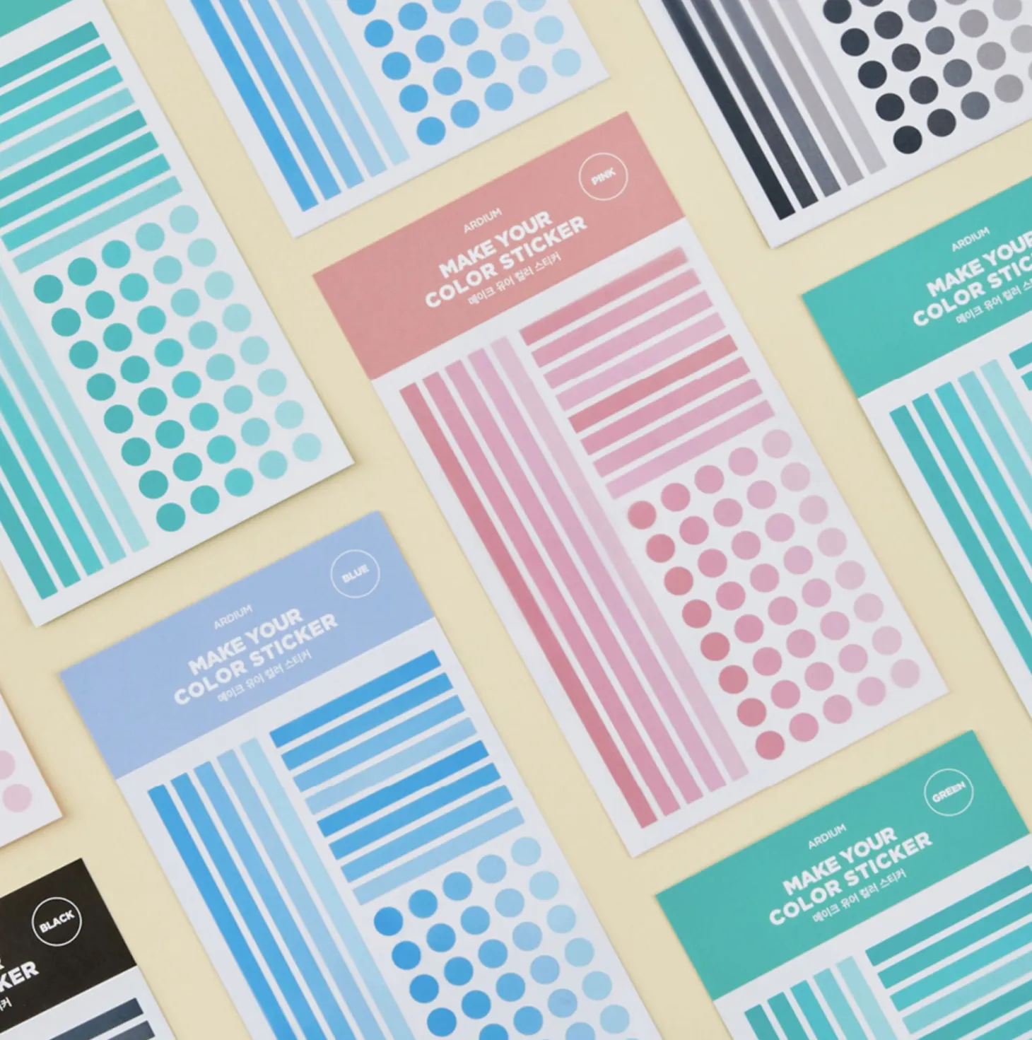 See-through Layer Color Sticker