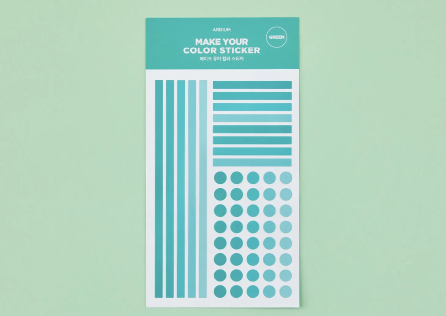 See-through Layer Color Sticker