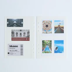 Self-adhesive 6 Ring A5 Photo Album Refill