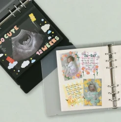 Self-adhesive 6 Ring A6 Wide Photo Album Refill