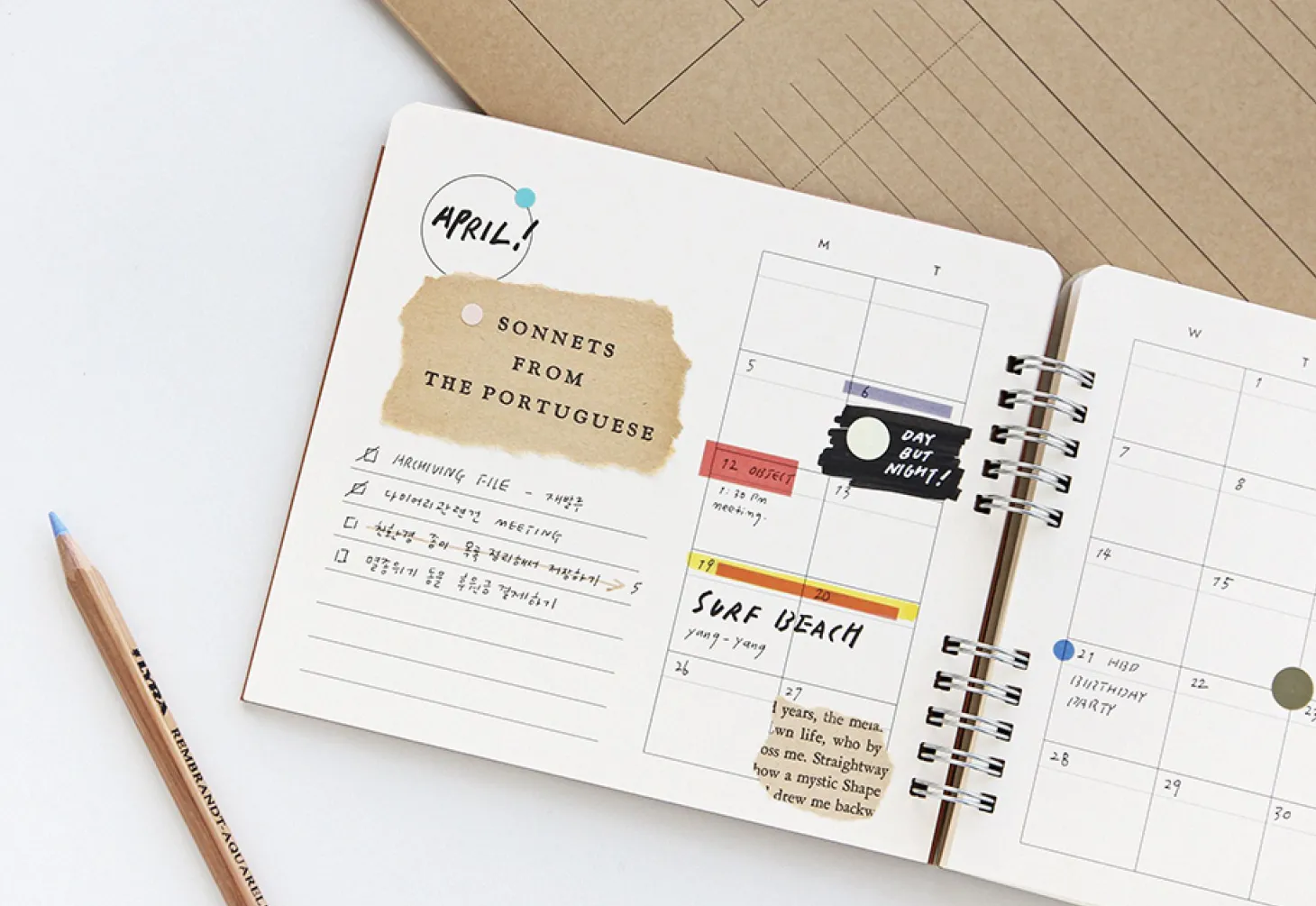 Semi Year Archiving Pocket Planner