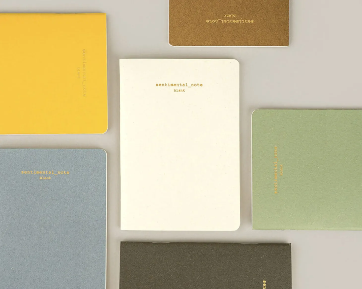 Sentimental Mini Plain Notebook