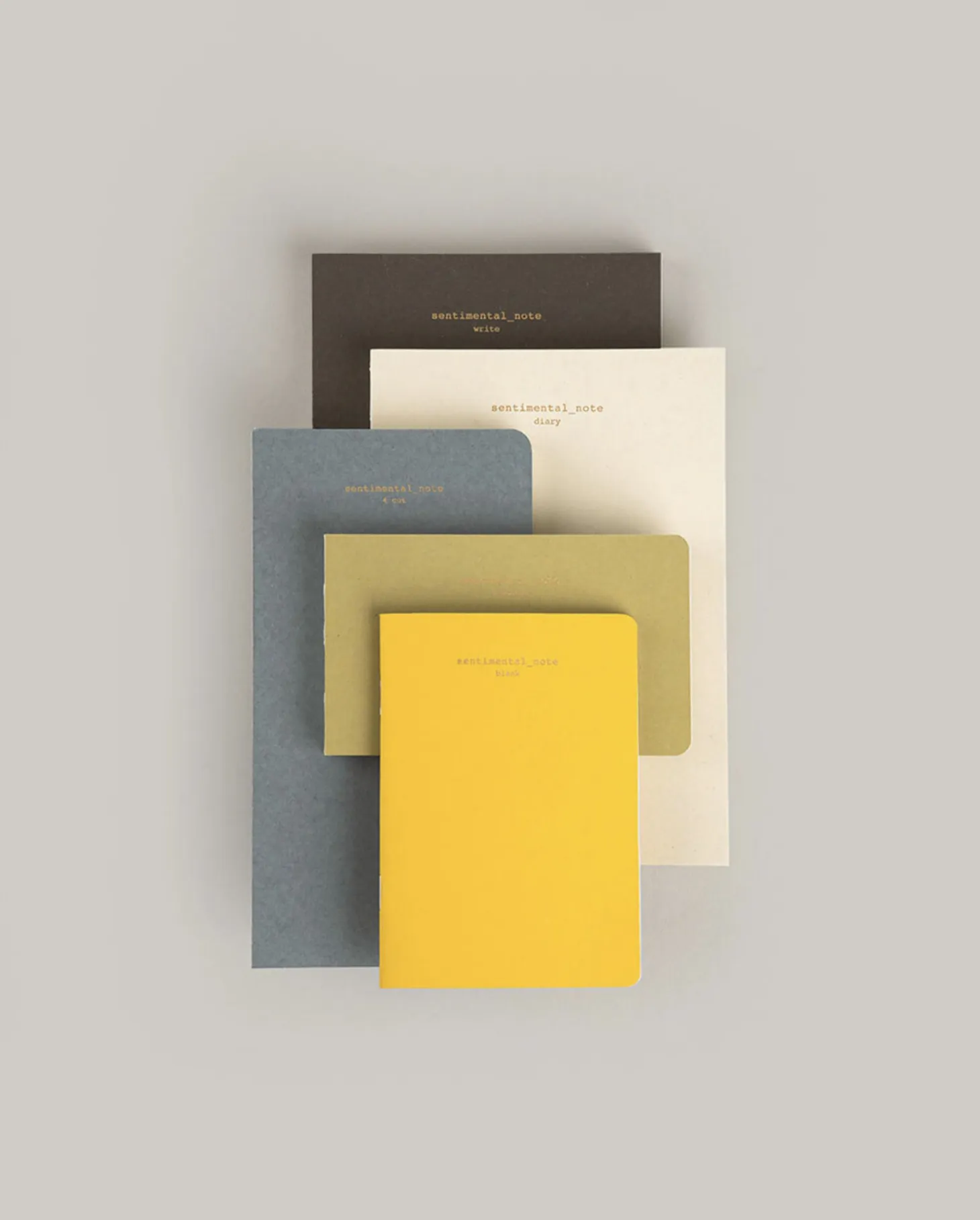 Sentimental Mini Plain Notebook