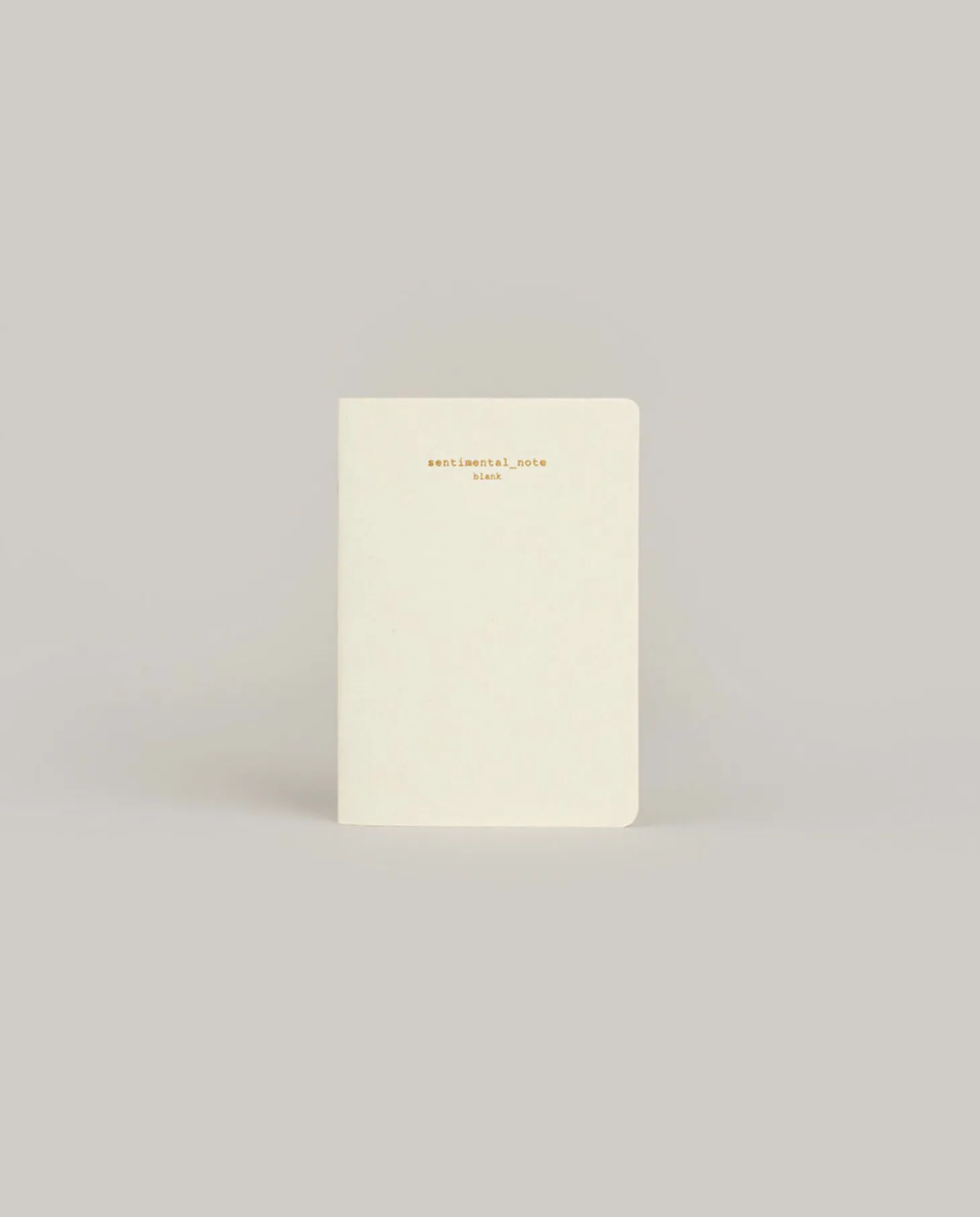 Sentimental Mini Plain Notebook