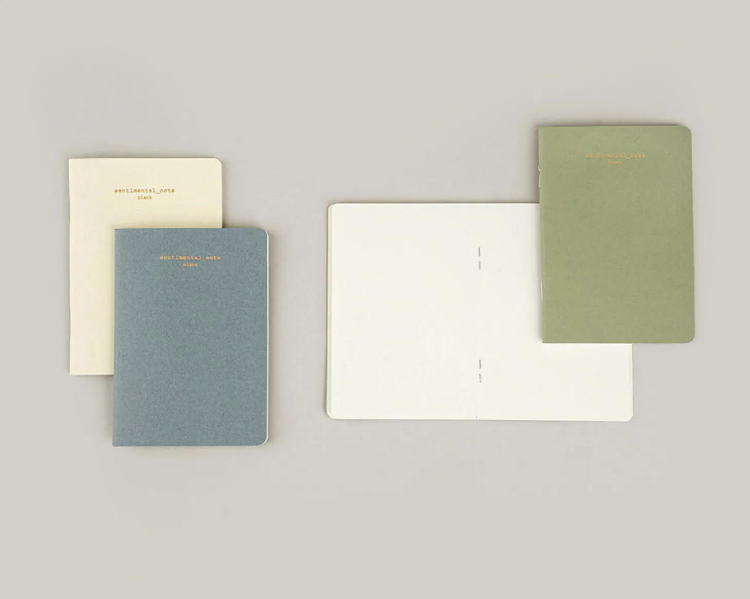 Sentimental Mini Plain Notebook