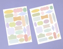 Shape Color Palette Sticker