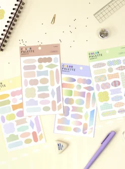 Shape Color Palette Sticker