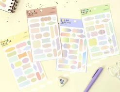 Shape Color Palette Sticker