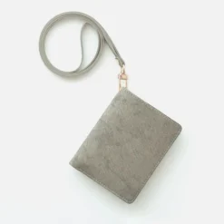 Simple Ash Wallet + Neck Strap Set