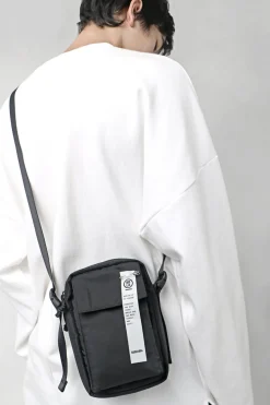 Simple Black Phone Crossbody Bag