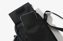 Simple Black Phone Crossbody Bag