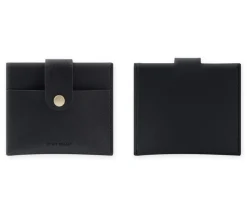 Simple Button Half Wallet