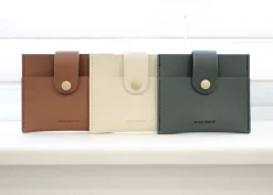 Simple Button Half Wallet
