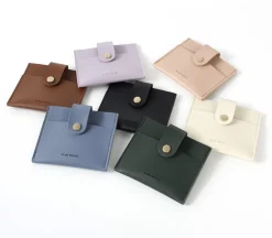 Simple Button Half Wallet