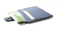 Simple Button Half Wallet