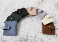 Simple Button Half Wallet