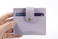 Simple Button Half Wallet