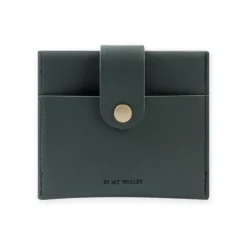 Simple Button Half Wallet
