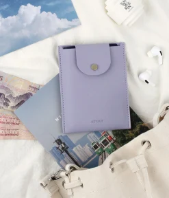 Simple Button Passport Pocket