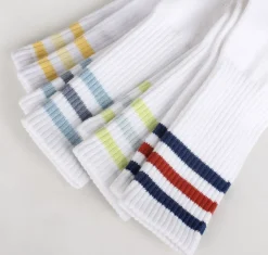 Simple Non-slip Athletic Crew Socks