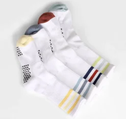 Simple Non-slip Athletic Crew Socks