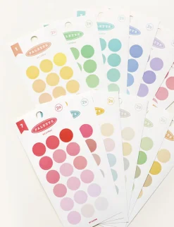 Simple Palette Round Sticker