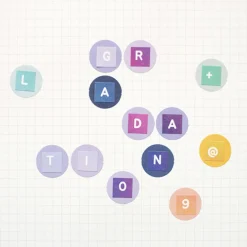 Simple Palette Round Sticker
