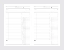 Simple Quarterly Study Planner