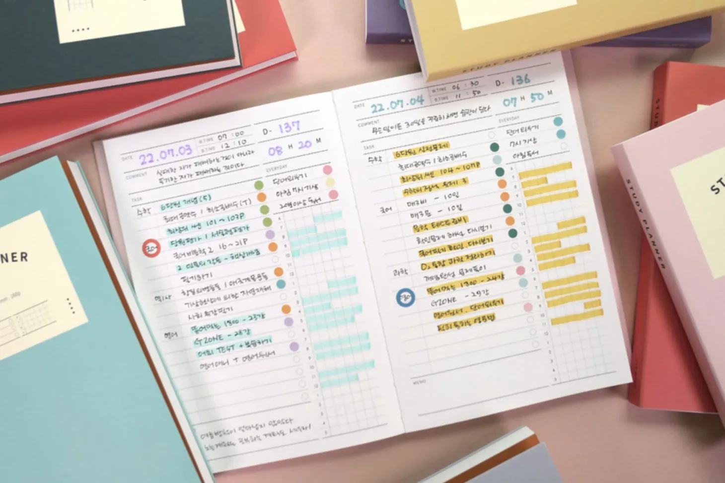 Simple Quarterly Study Planner