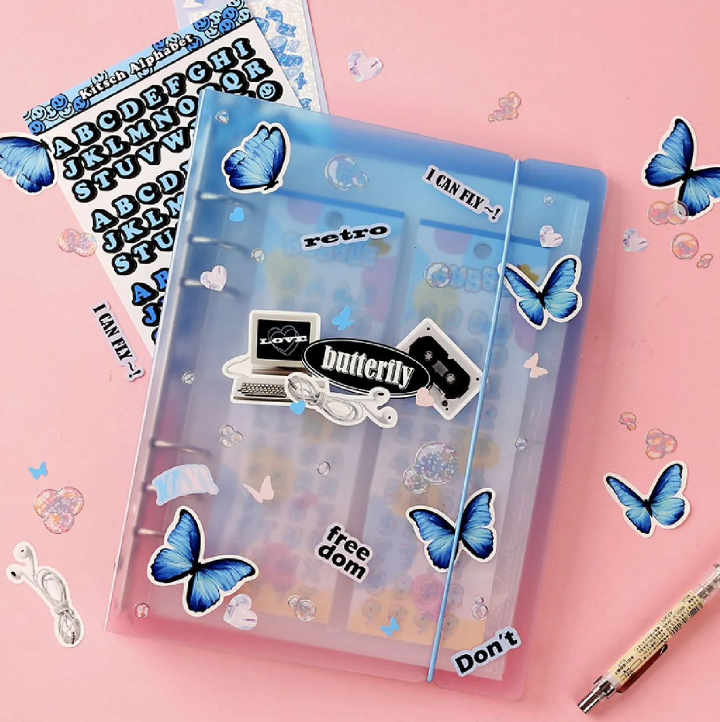 Simple 6 Ring A5 Binder