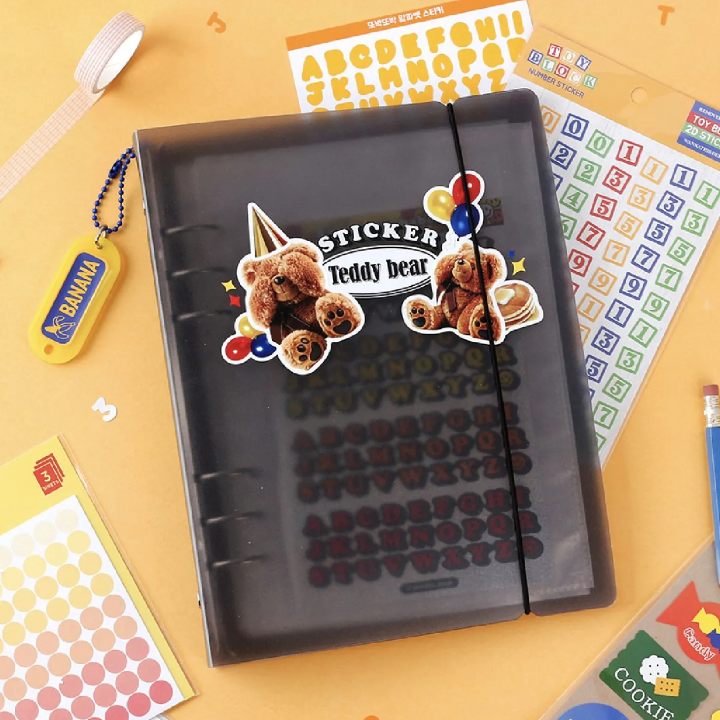 Simple 6 Ring A5 Binder