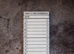 Simple Time Schedule Notepad