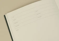 Slim Book Lover's Archive Reading Journal