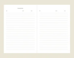 Slim Book Lover's Archive Reading Journal