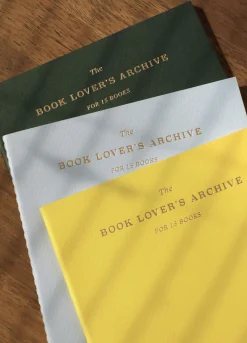 Slim Book Lover's Archive Reading Journal