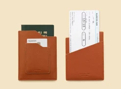 Slim Leather Passport Holder