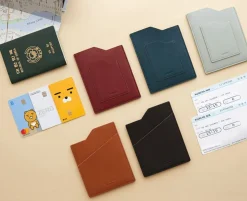 Slim Leather Passport Holder