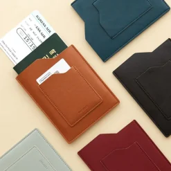 Slim Leather Passport Holder