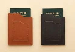 Slim Leather Passport Holder