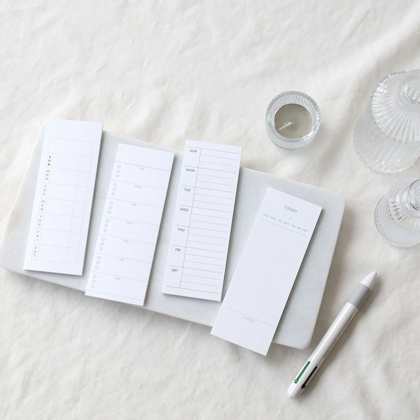 Slim Schedule Sticky Note v1