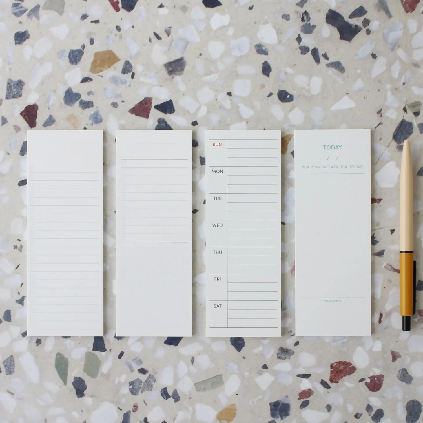 Slim Schedule Sticky Note v1