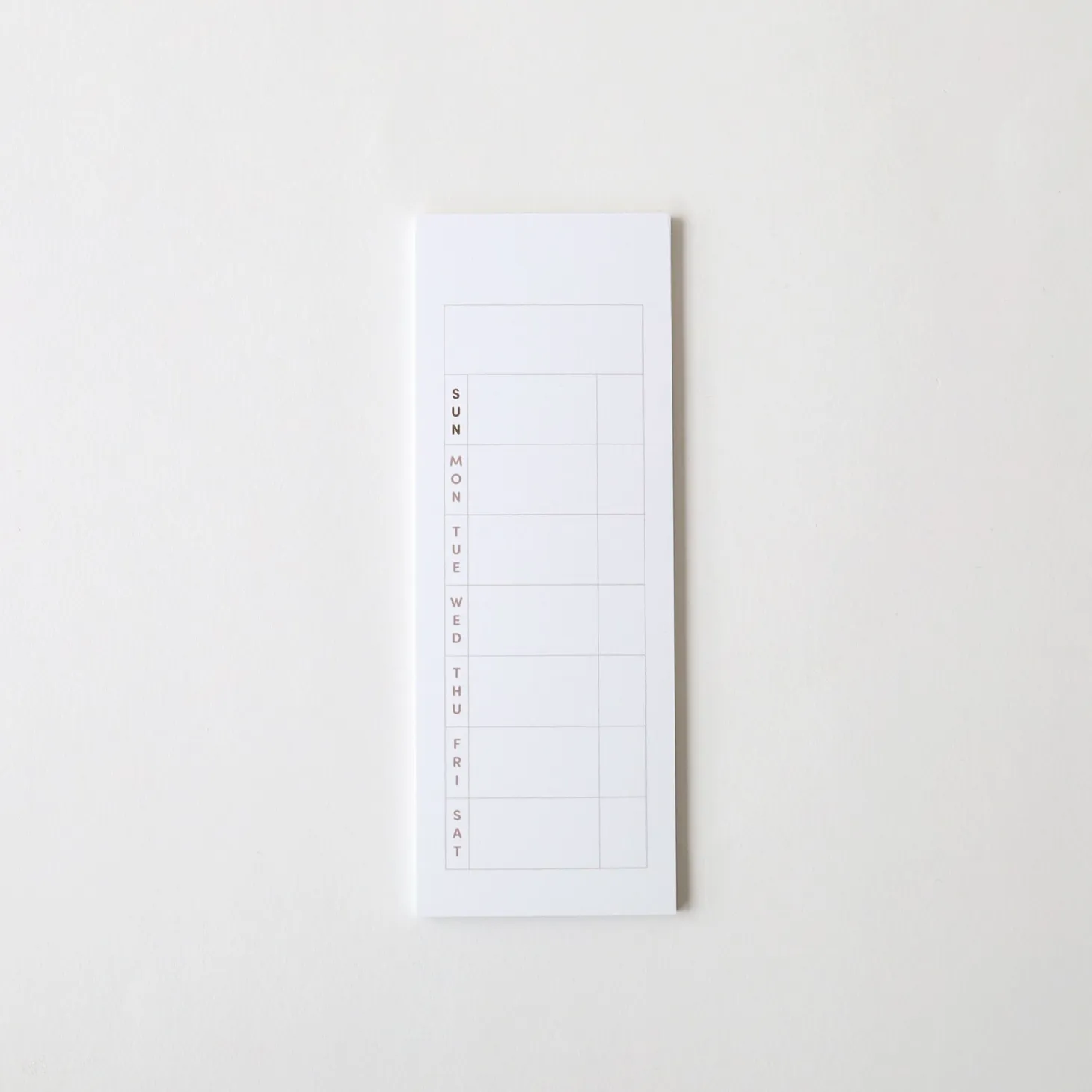 Slim Schedule Sticky Note v1