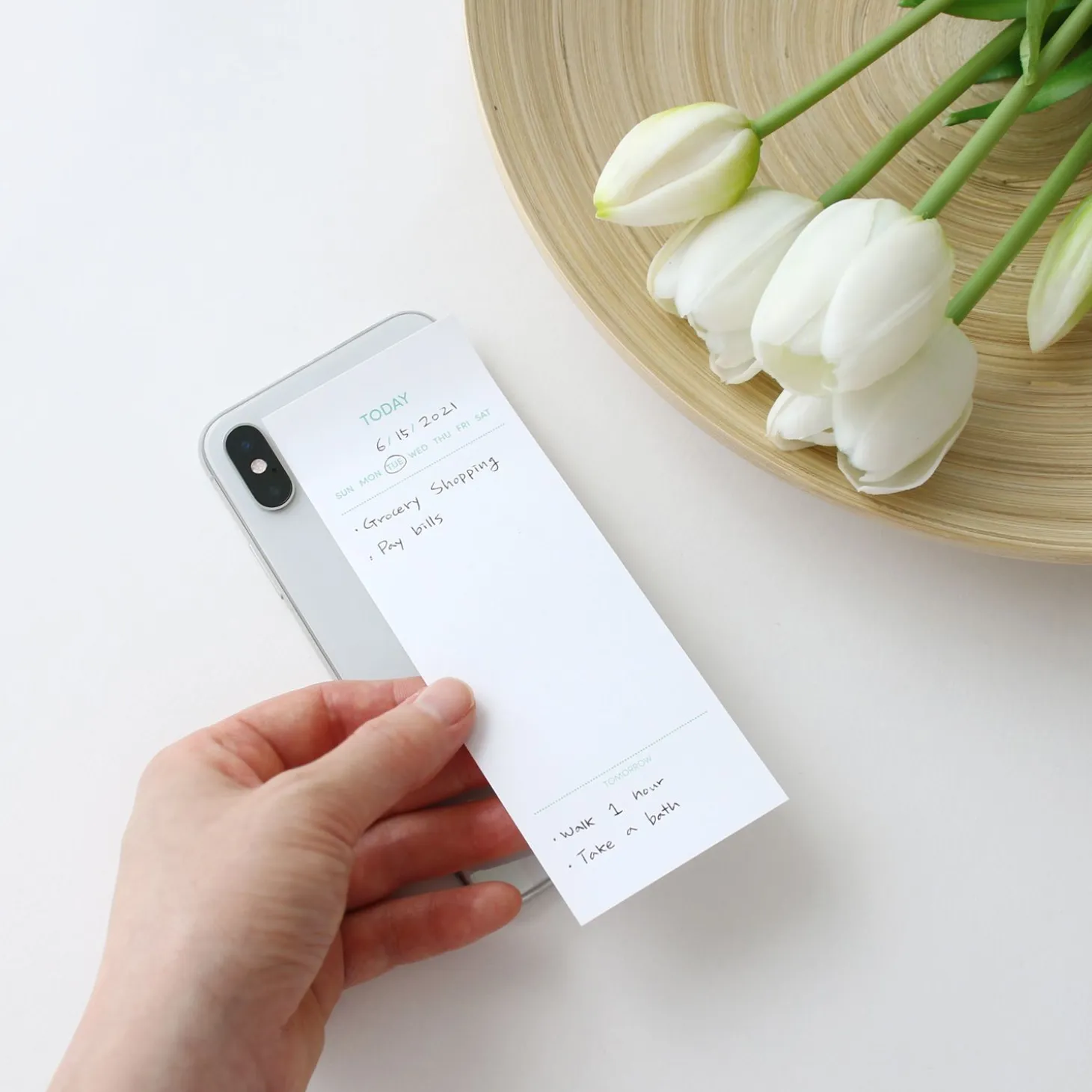 Slim Schedule Sticky Note v1